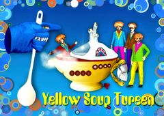 Yellow Soup Tureen 