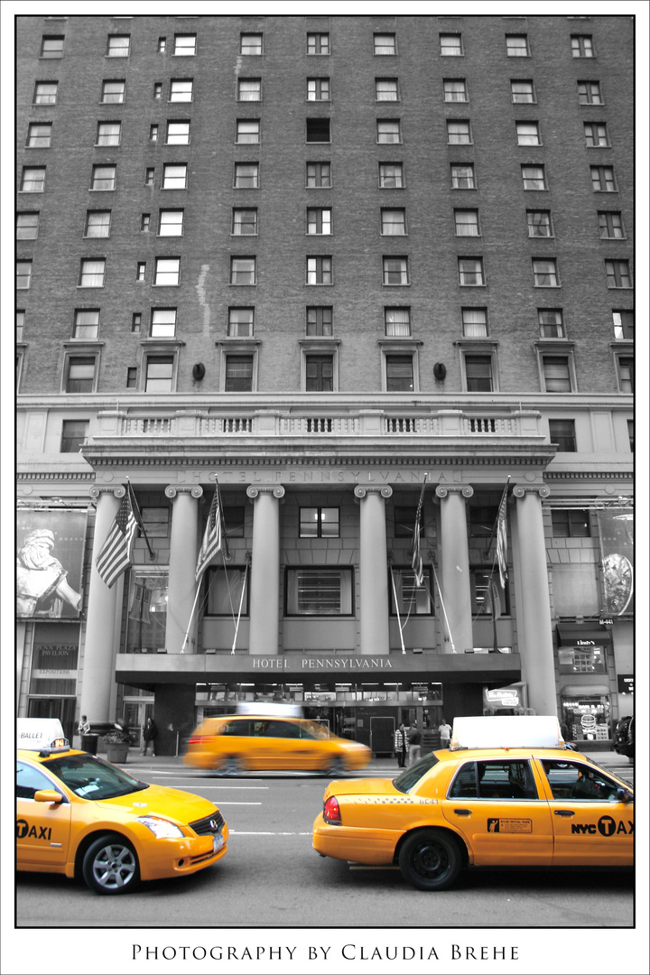 Yellow Taxi in New York