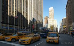 ...Yellow taxis...