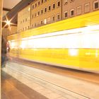 yellow tram