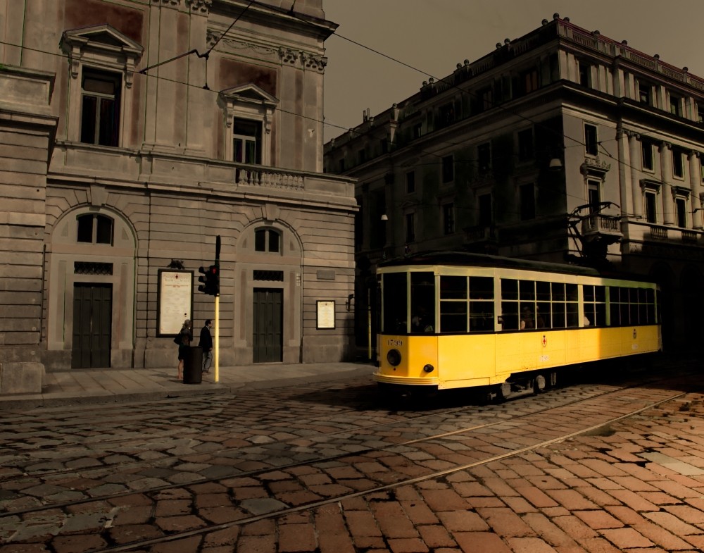 Yellow Tram of MILANO