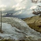 Yellowstone 2002 im Oktober / Sinterterrassen im Norden