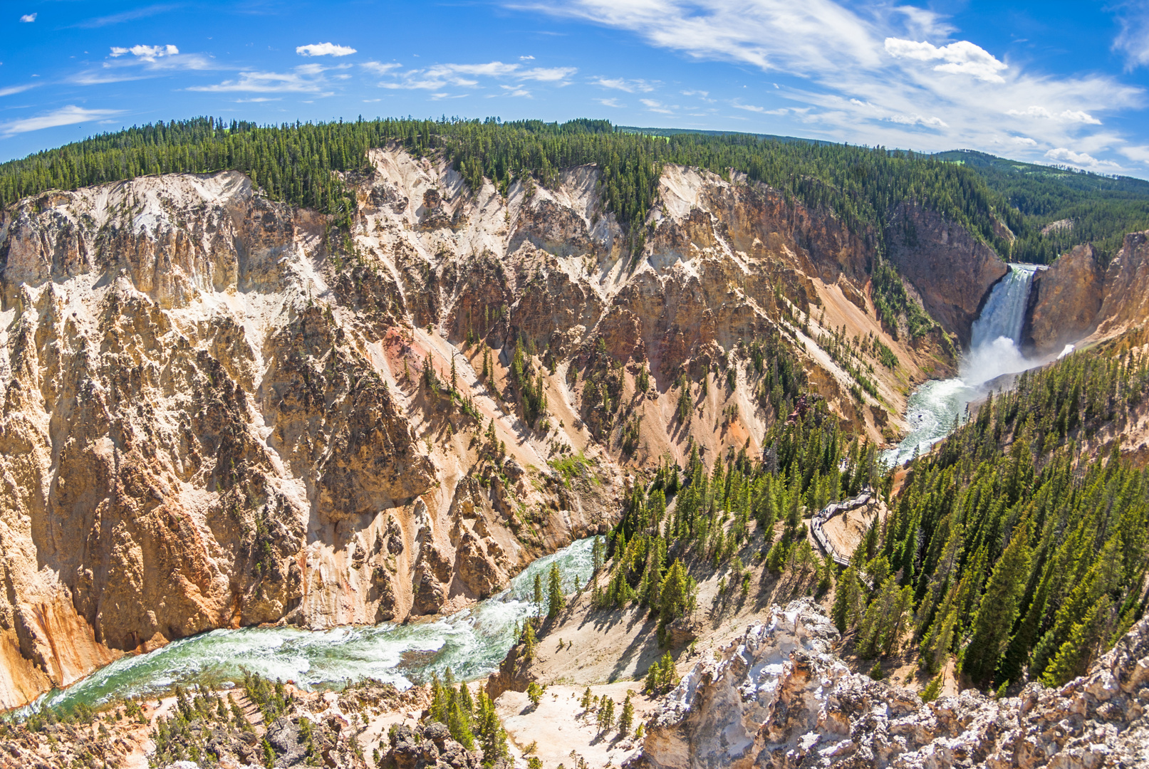 Yellowstone Canyon; Lower Fall