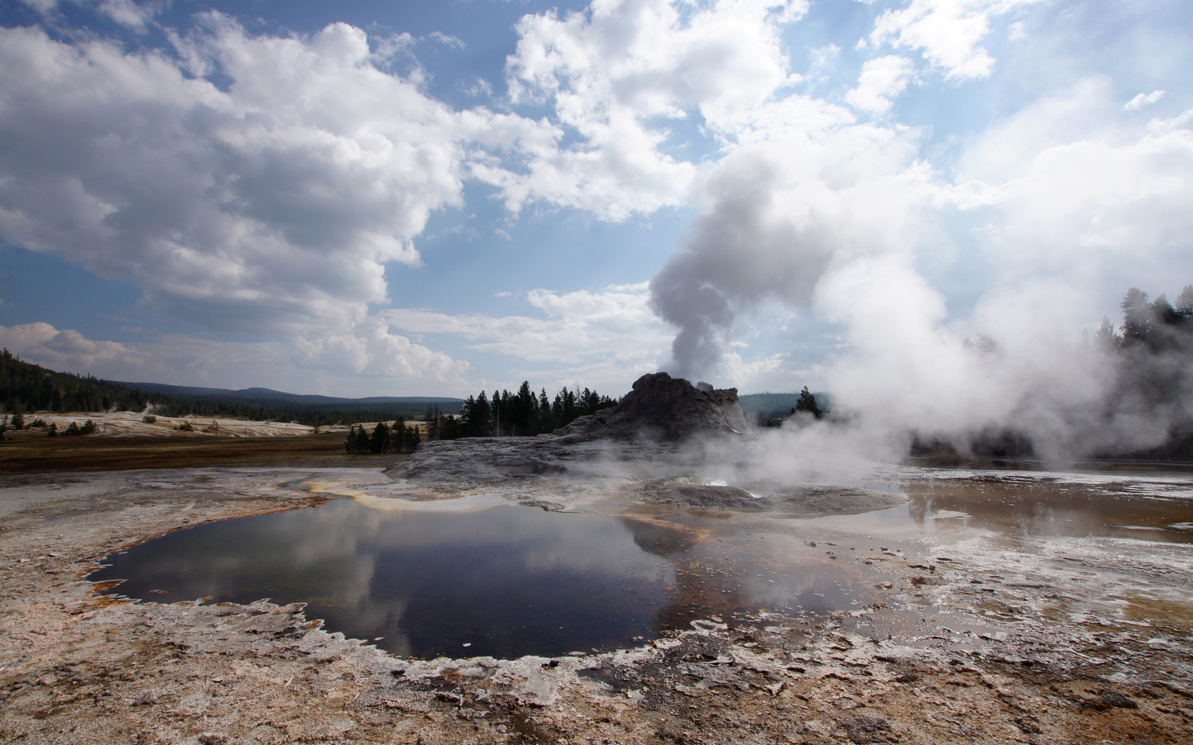 Yellowstone - Castle Geysir