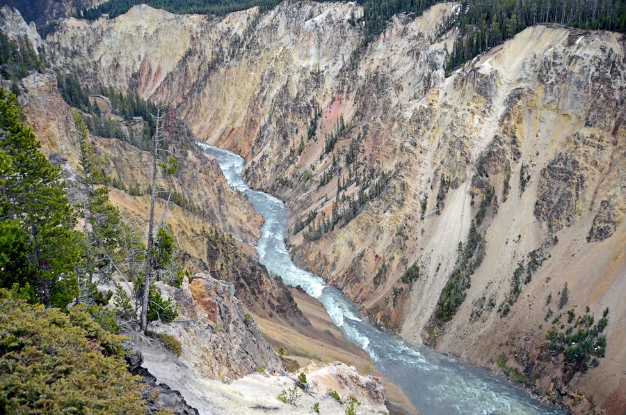 Yellowstone - der Fluß Yellowstone -