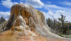 Yellowstone - gewachsener Fels -