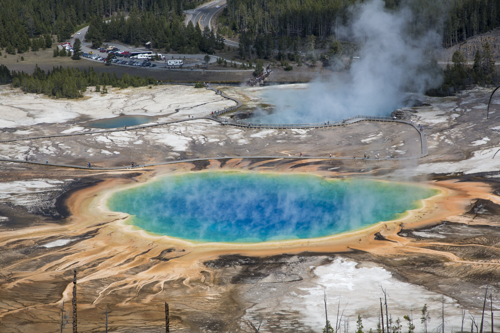 Yellowstone National Park - Grand Prismatic Spring