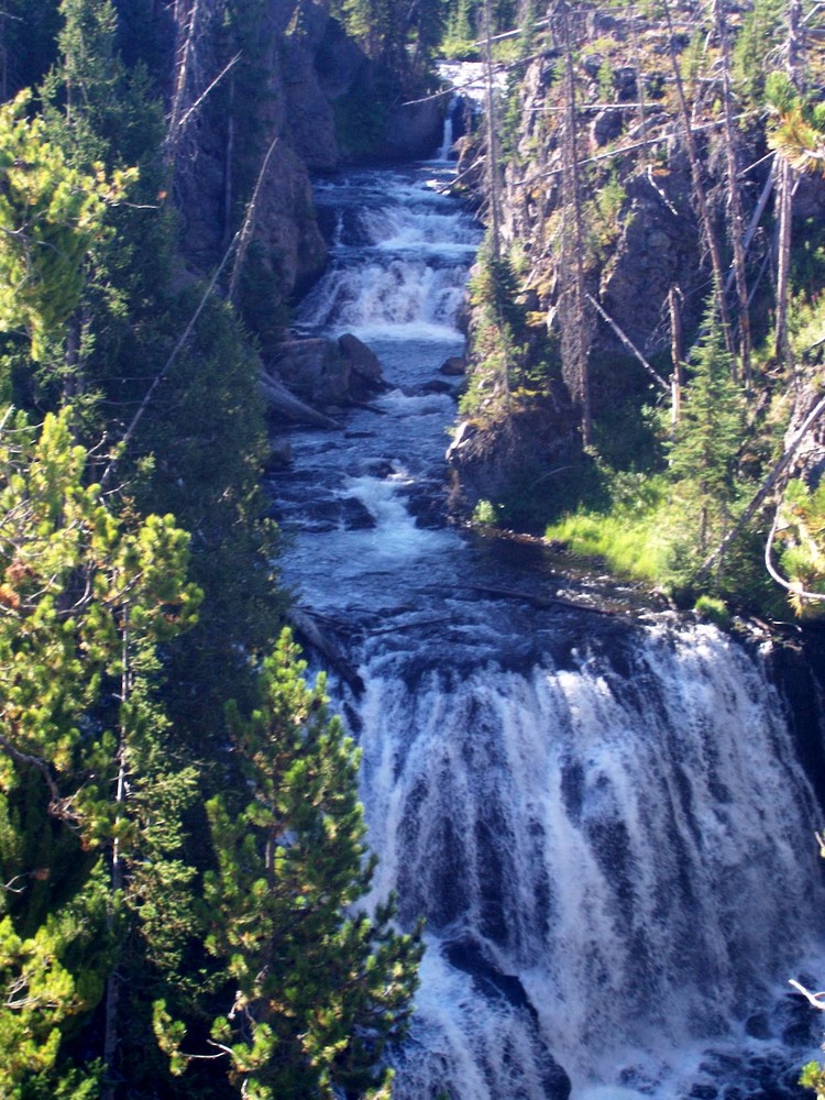 yellowstone National Park Waterfall