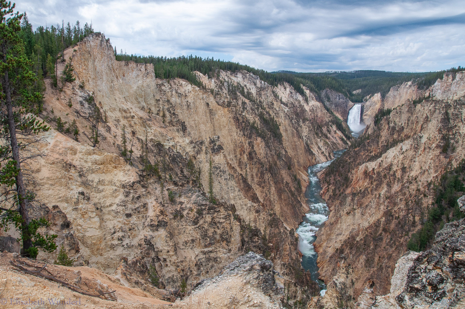  Yellowstone NP -  Upper Falls 