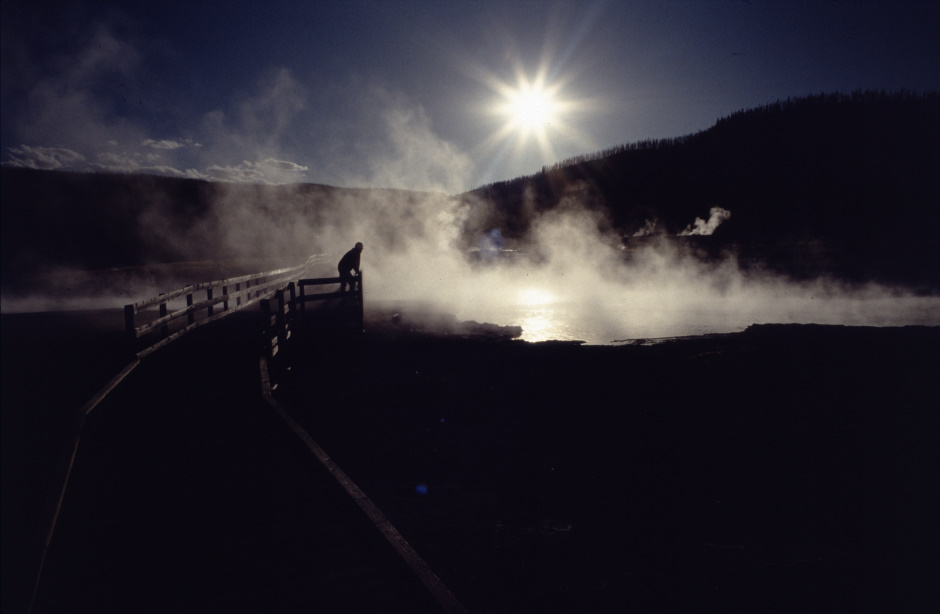 Yellowstone sunset