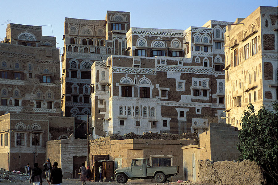 Yemen Sanaa am Abend