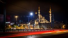 Yeni cami at night