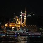 Yeni Cami / Neue Moschee bei Nacht, Istanbul
