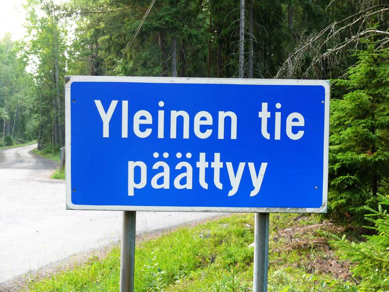 YLEINEN TIE PÄÄTTYY