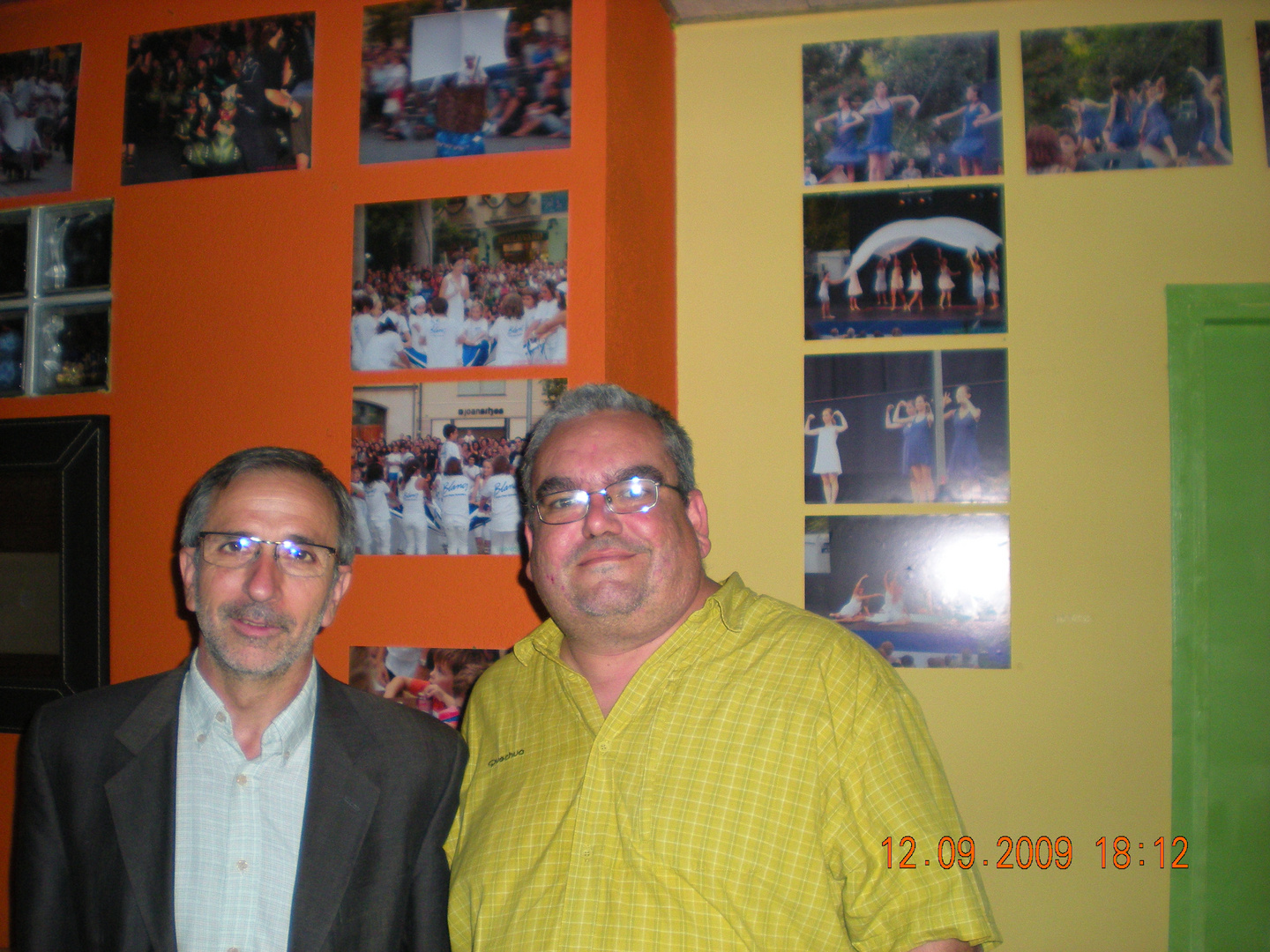 Yo con el excelentisimo alcalde de Granollers Josep Mayoral