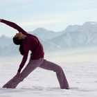 Yoga im Schnee