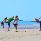 Yoga lesson.(Lezione di Yoga)