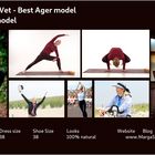 Yoga sport Bestager model sedcard
