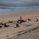 Yoga sur la plage