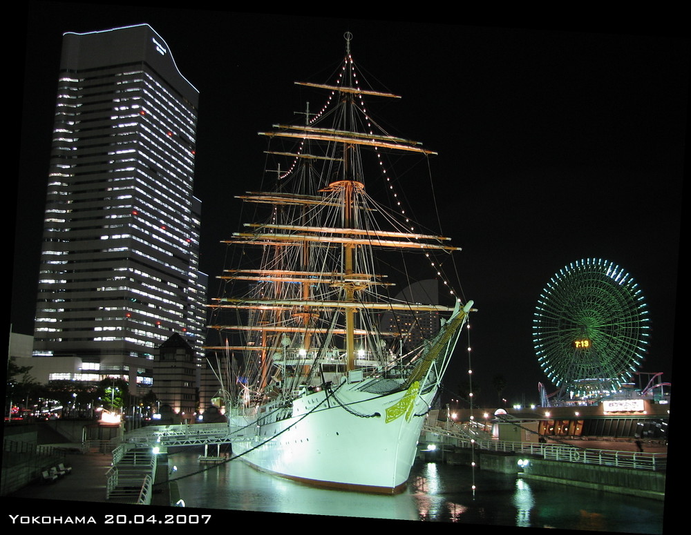 Yokohama bei Nacht