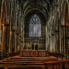 York minster in HDR .