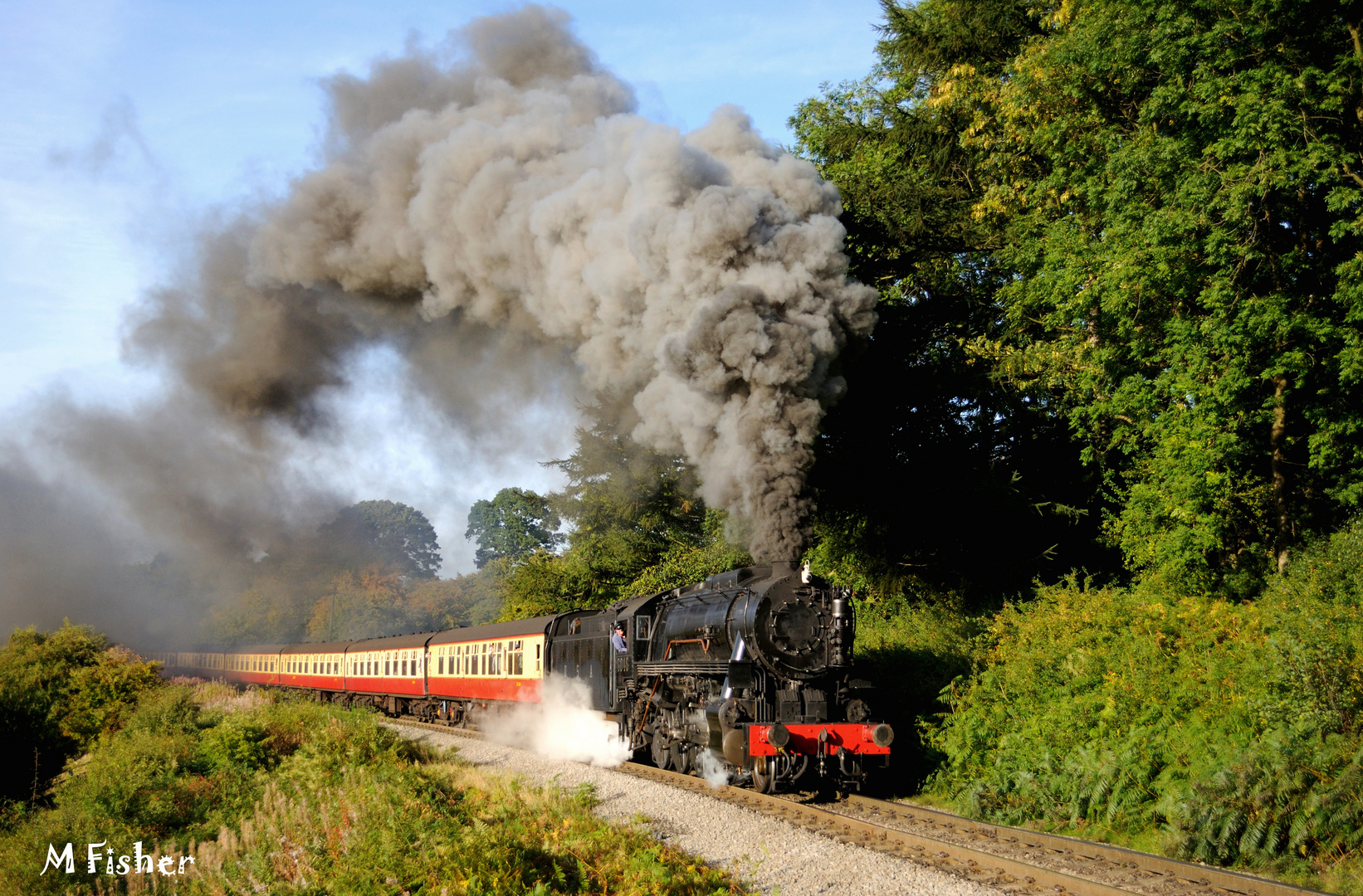 Yorkshire Schwarzen Rauch