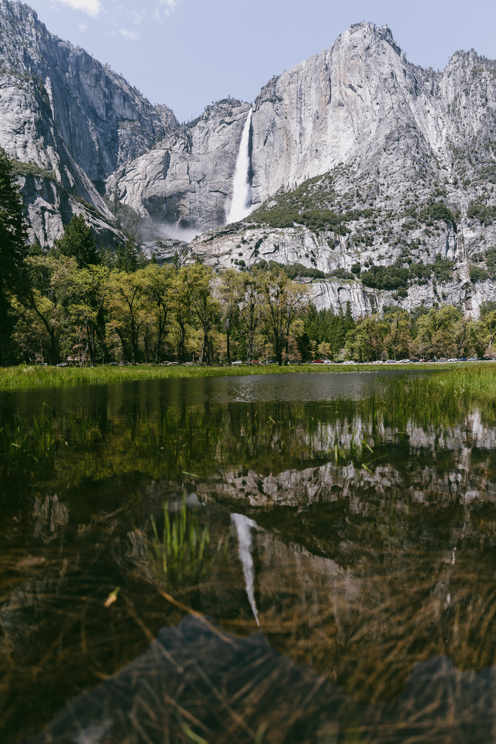 Yosemite Falls Reflektion