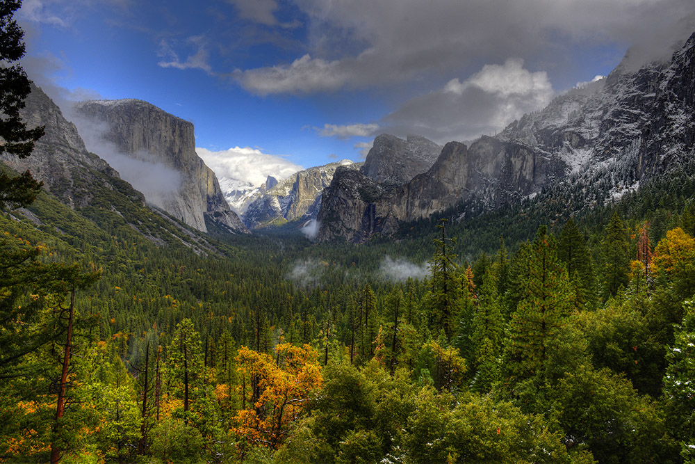 Yosemite im ersten Schnee