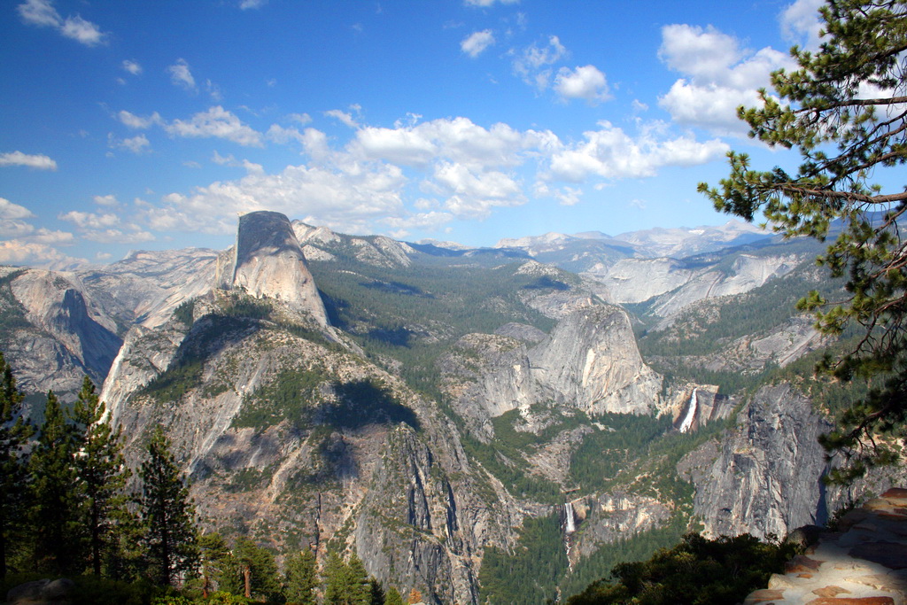 Yosemite-Nationalpark- Glacier Point