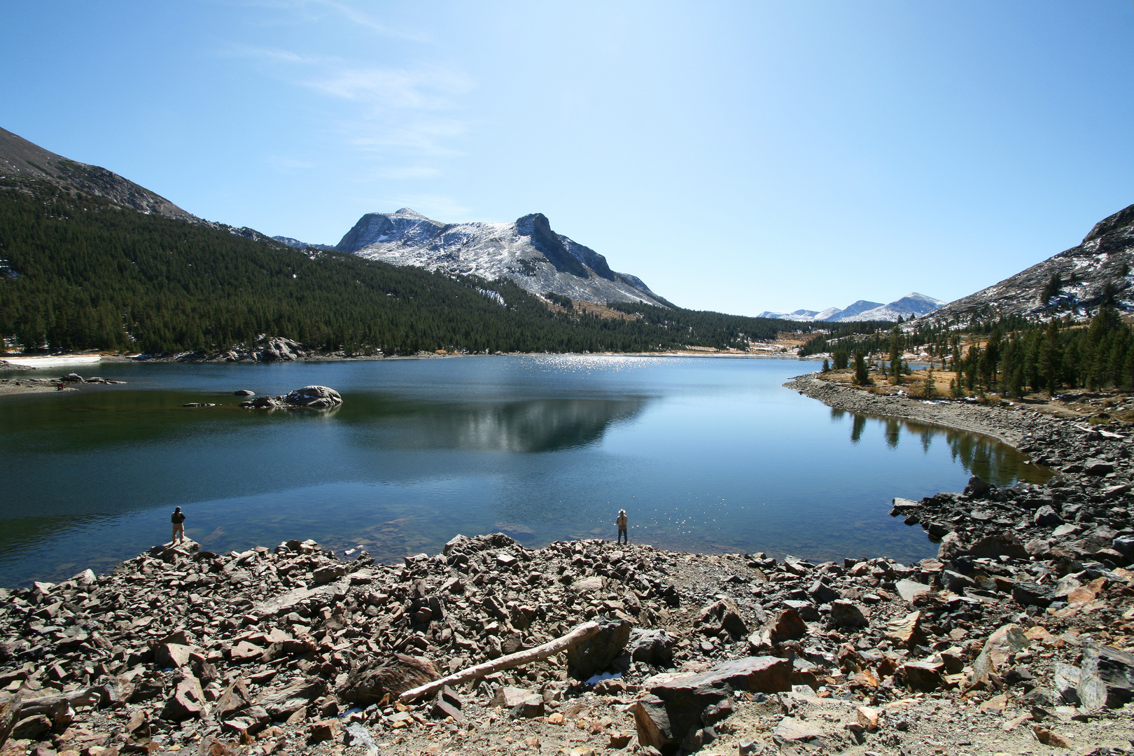 Yosemite NP ::: beim Angeln am Ellery Lake