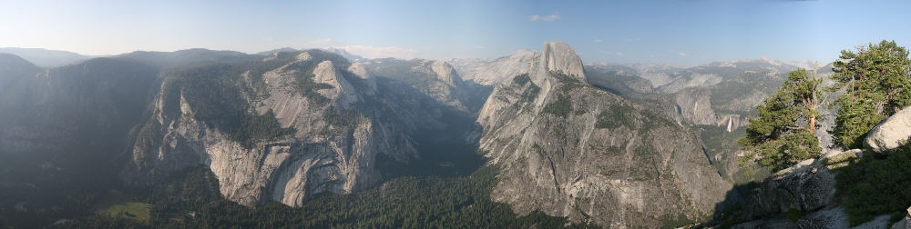 Yosemite Valley Panorama vom Glacier Point