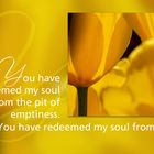 You have redeemed