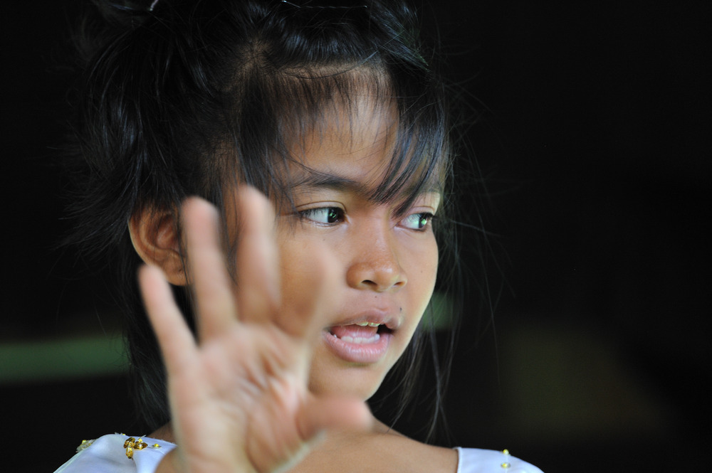 young apsara dancer