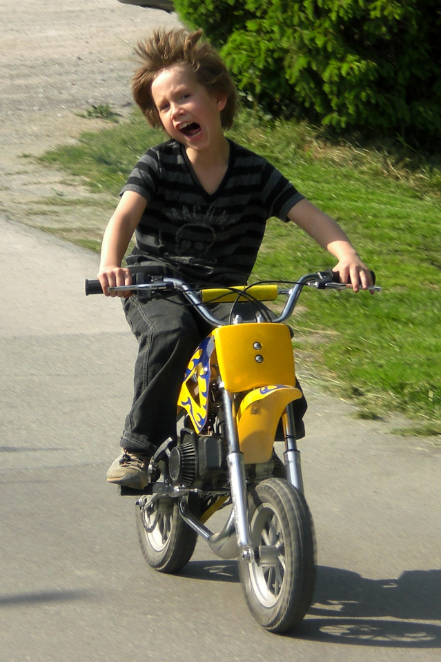 young biker