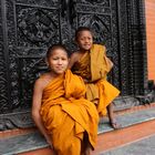 Young Buddhist monks