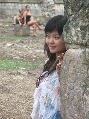 young girl- old town chichen itza