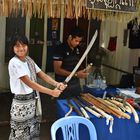 young girl with sword