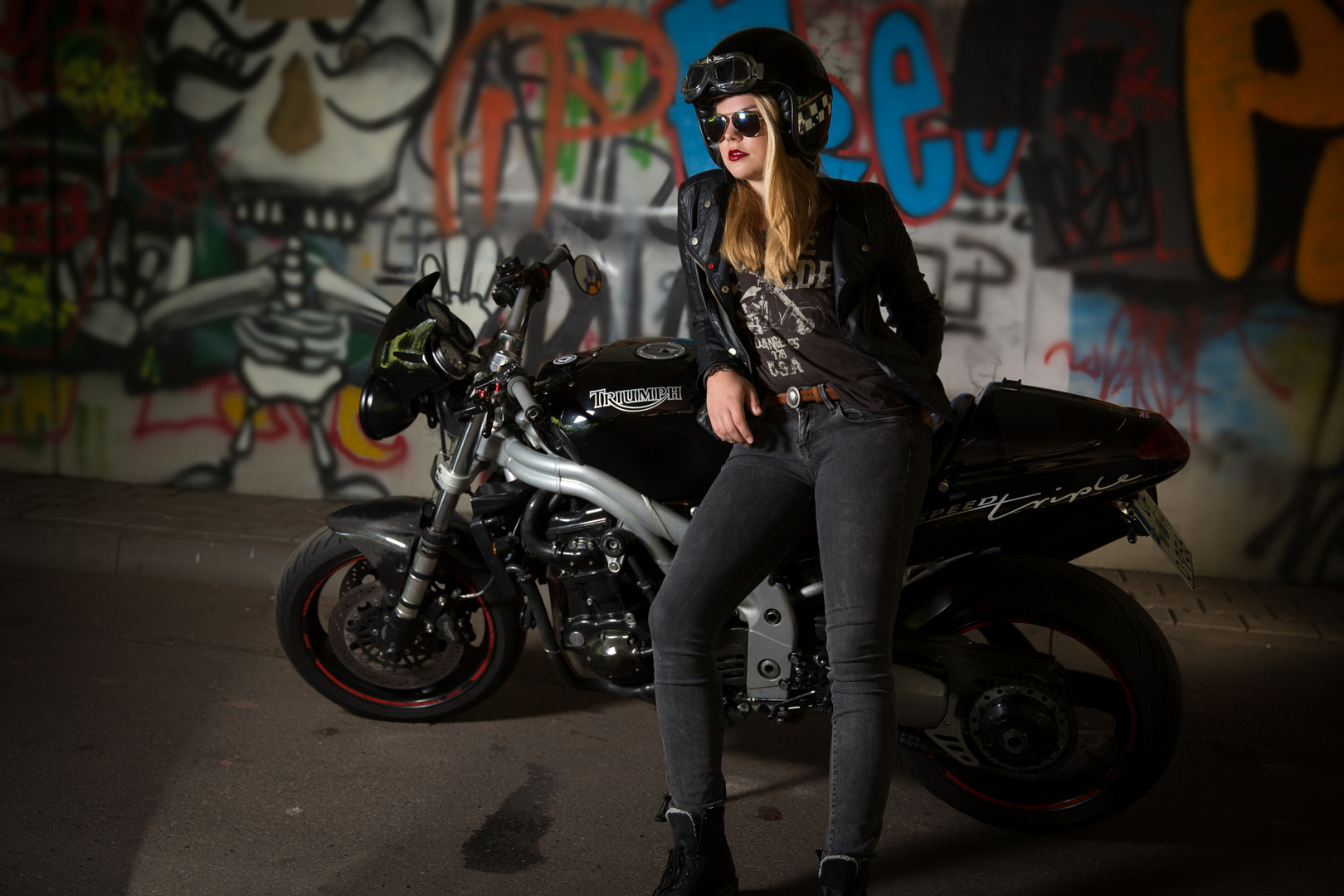 Young ladies and their bikes