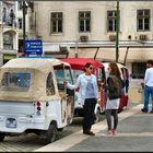 Young ladies Tuk - Tuk`s drivers.