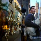 "Young Man with Dog" New York City