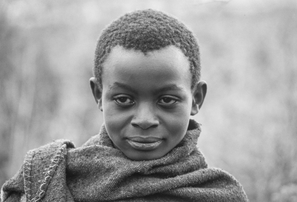 Young Masai Boy in Kenya - Analog Foto