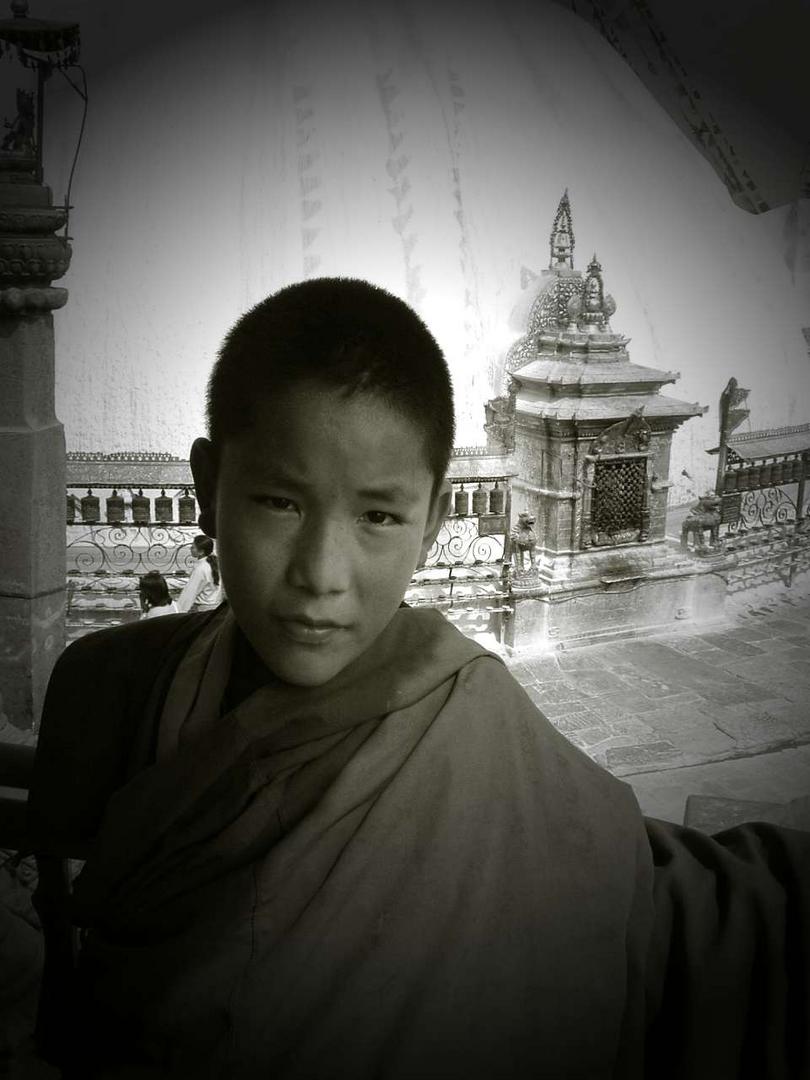 Young monk