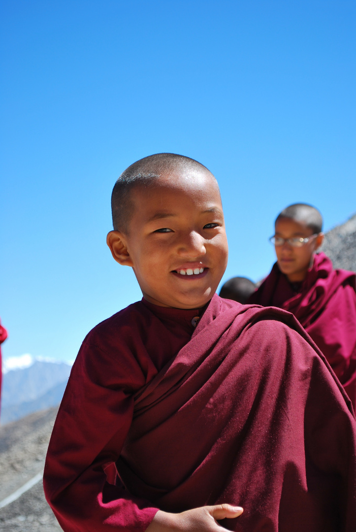 Young Monk on Khardung La