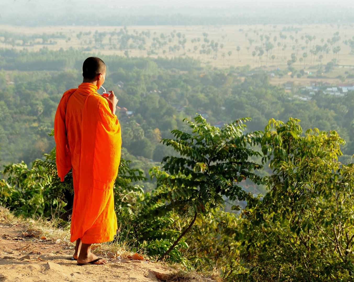 Young Monk on Udong Mountain