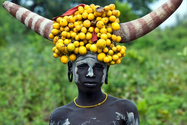 [ Young Mursi Tribe Woman @ Mago National Park ]