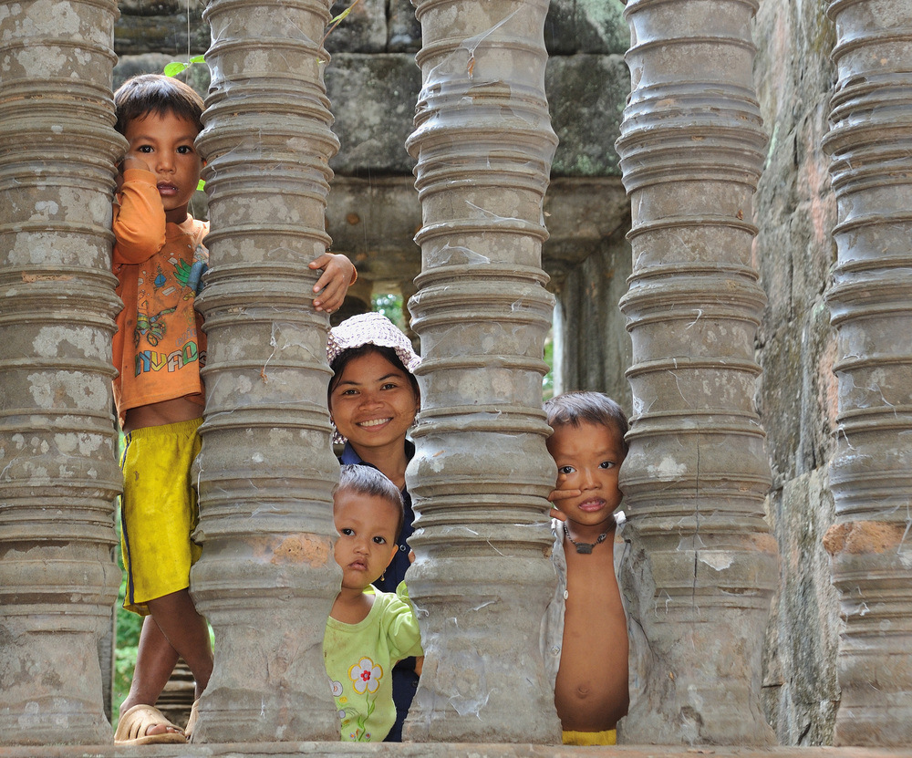 Young People at Koker Temple