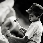 Young sculptor