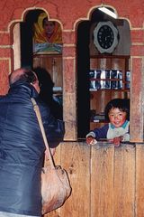 Young vendor girl in Jakar Bumthang