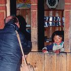 Young vendor girl in Jakar Bumthang