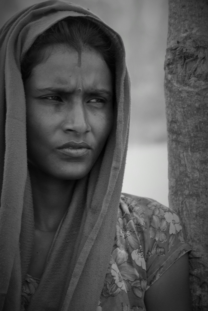 Young woman in Uttar Pradesh, India